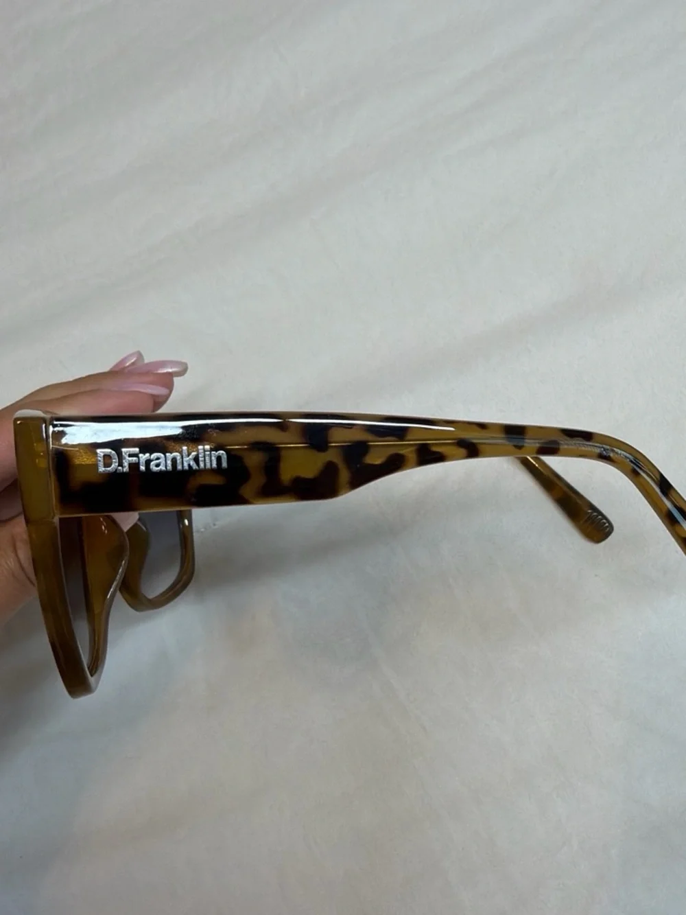 Tortoiseshell Square Women's Sunglasses - Brown Gradient Lenses
